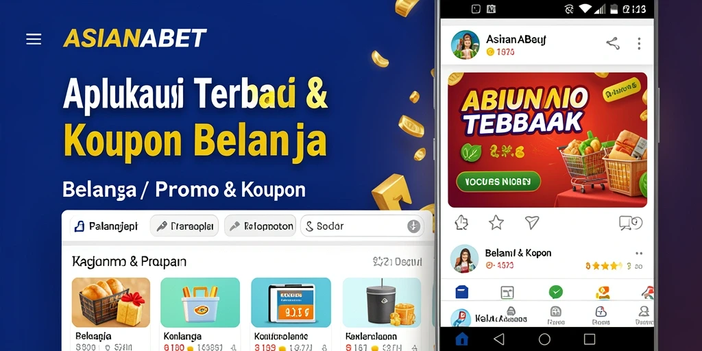 Tampilan antarmuka aplikasi ASIANABET untuk Promo & Kupon.