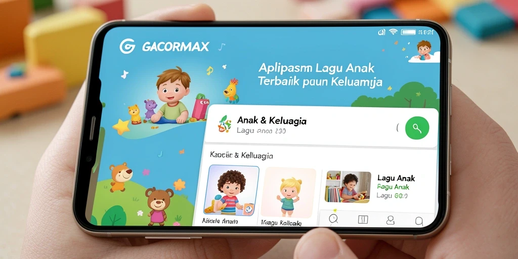 Tampilan antarmuka GACORMAX yang Ramah Anak.