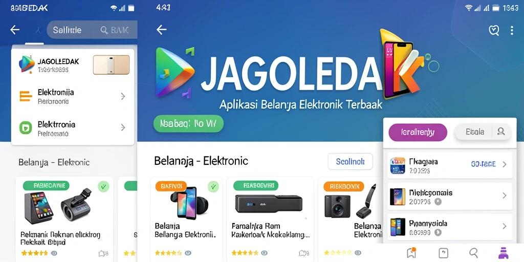 Antarmuka pengguna JAGOLEDAK yang ramah dan menarik.