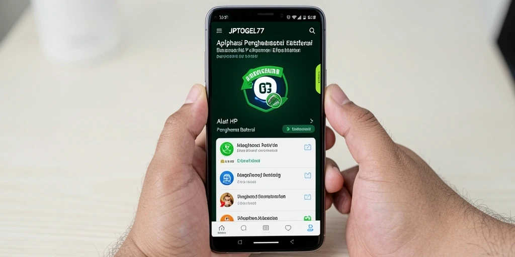 Tampilan antarmuka aplikasi JPTOGEL77 yang sederhana dan efektif.