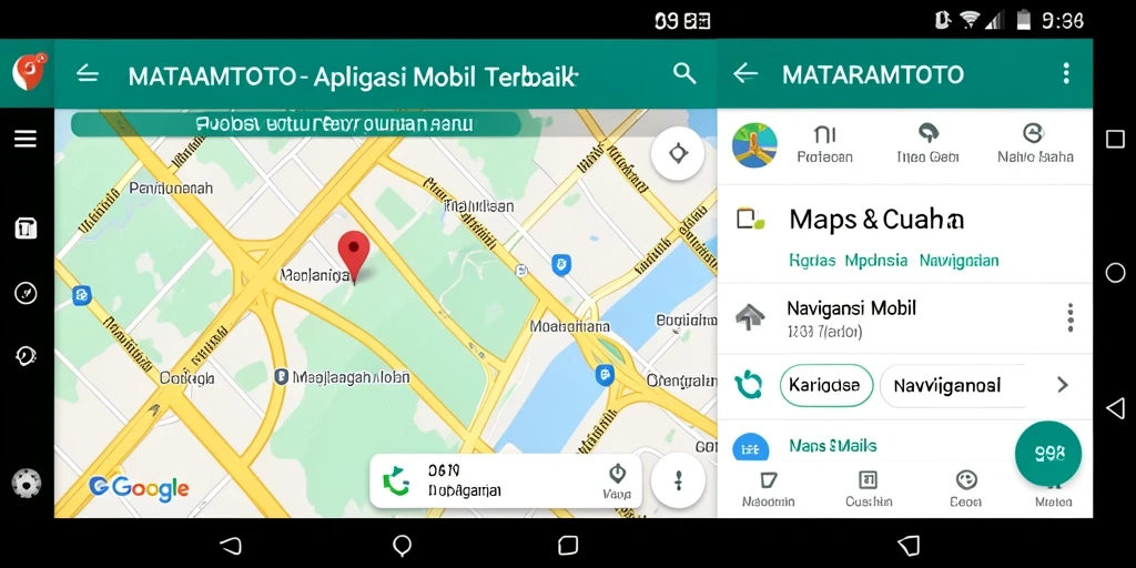 Tampilan antarmuka MATARAMTOTO dalam navigasi mobil yang intuitif.